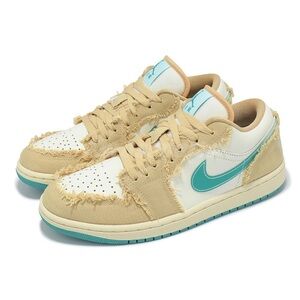 Nike Wmns Air Jordan 1 Low AJ1 Wave Women size 10 Unisex Casual Shoes Sneaker